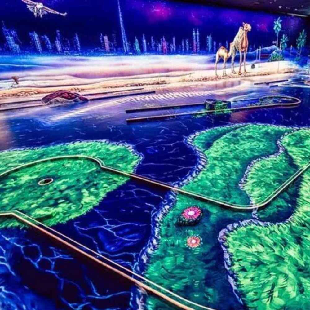 3D Blacklight Minigolf Dubai - Image 2
