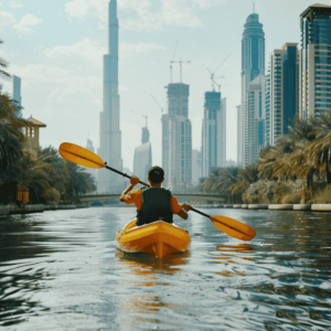 Kayaking in Dubai