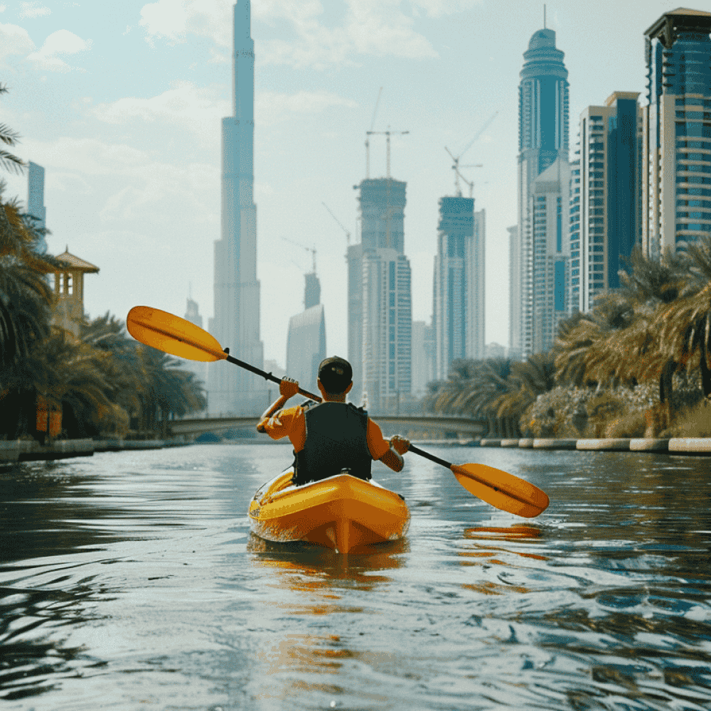 Kayaking in Dubai
