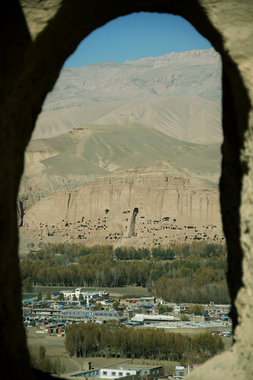 Buddha Statue in Bamyan Afghanistan.